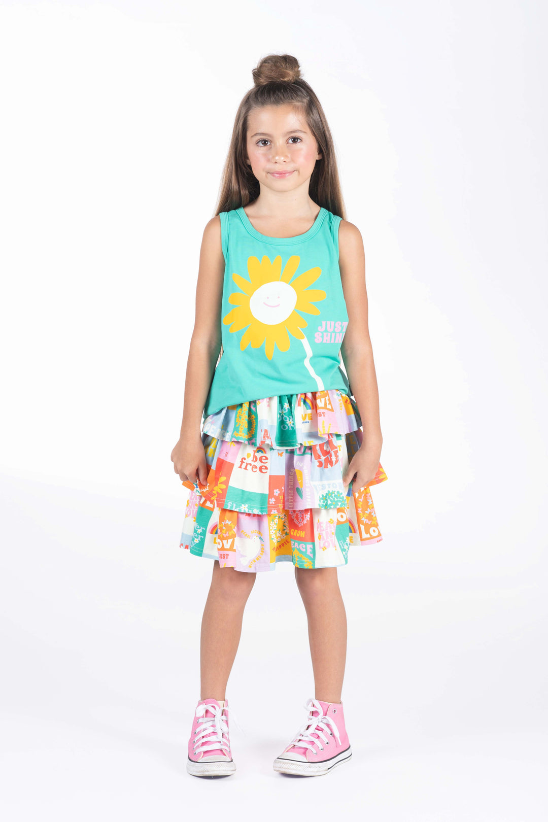 Rock Your Baby Peace & Love Skirt
