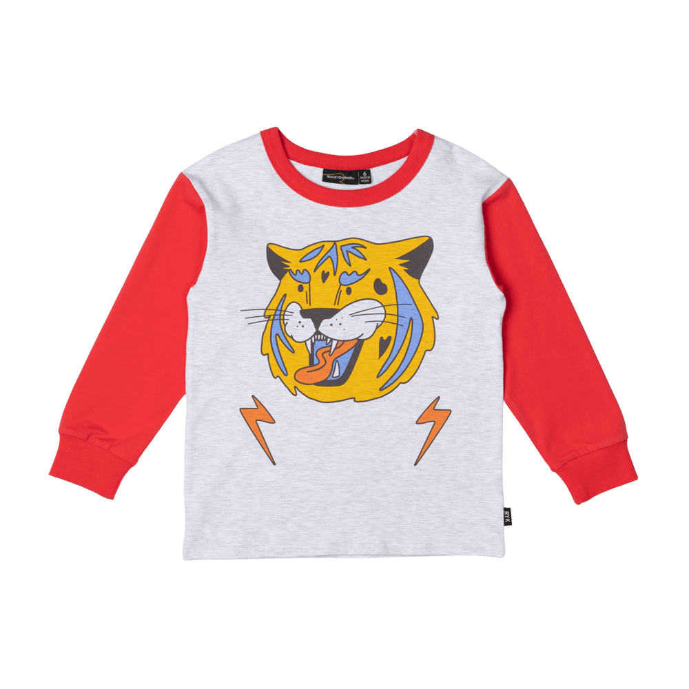 Rock Your Baby Electric Tiger Long Sleeve T-Shirt