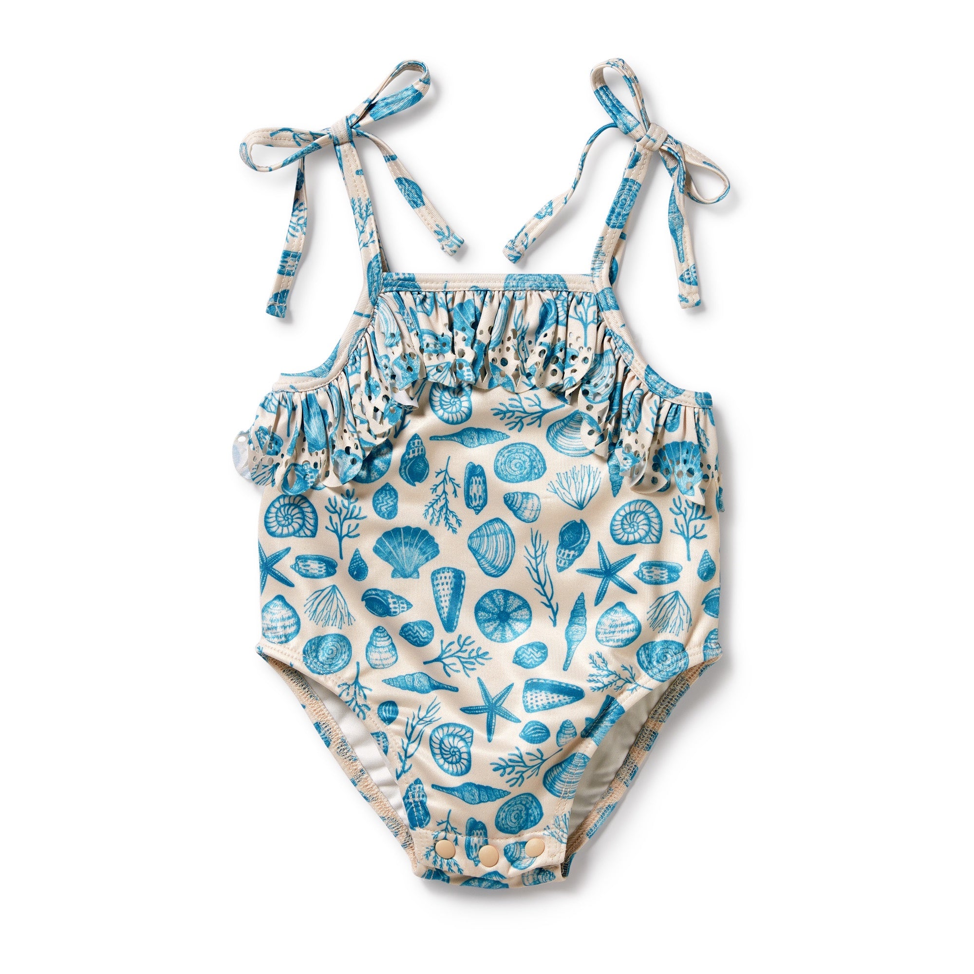 Wilson and Frenchy Shells Cutwork Swimsuit