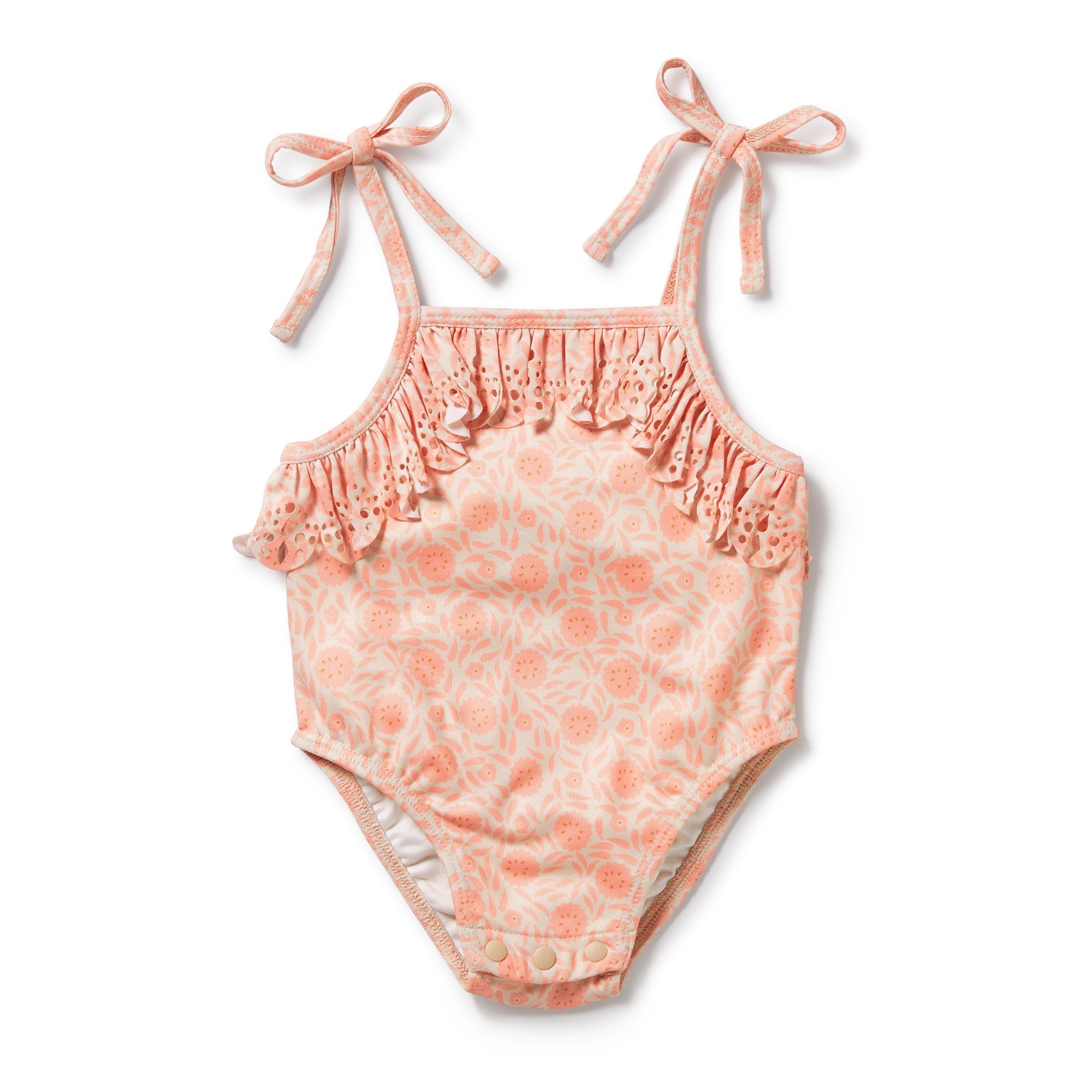 Wilson and Frenchy Amelie Floral Cutwork Swimsuit