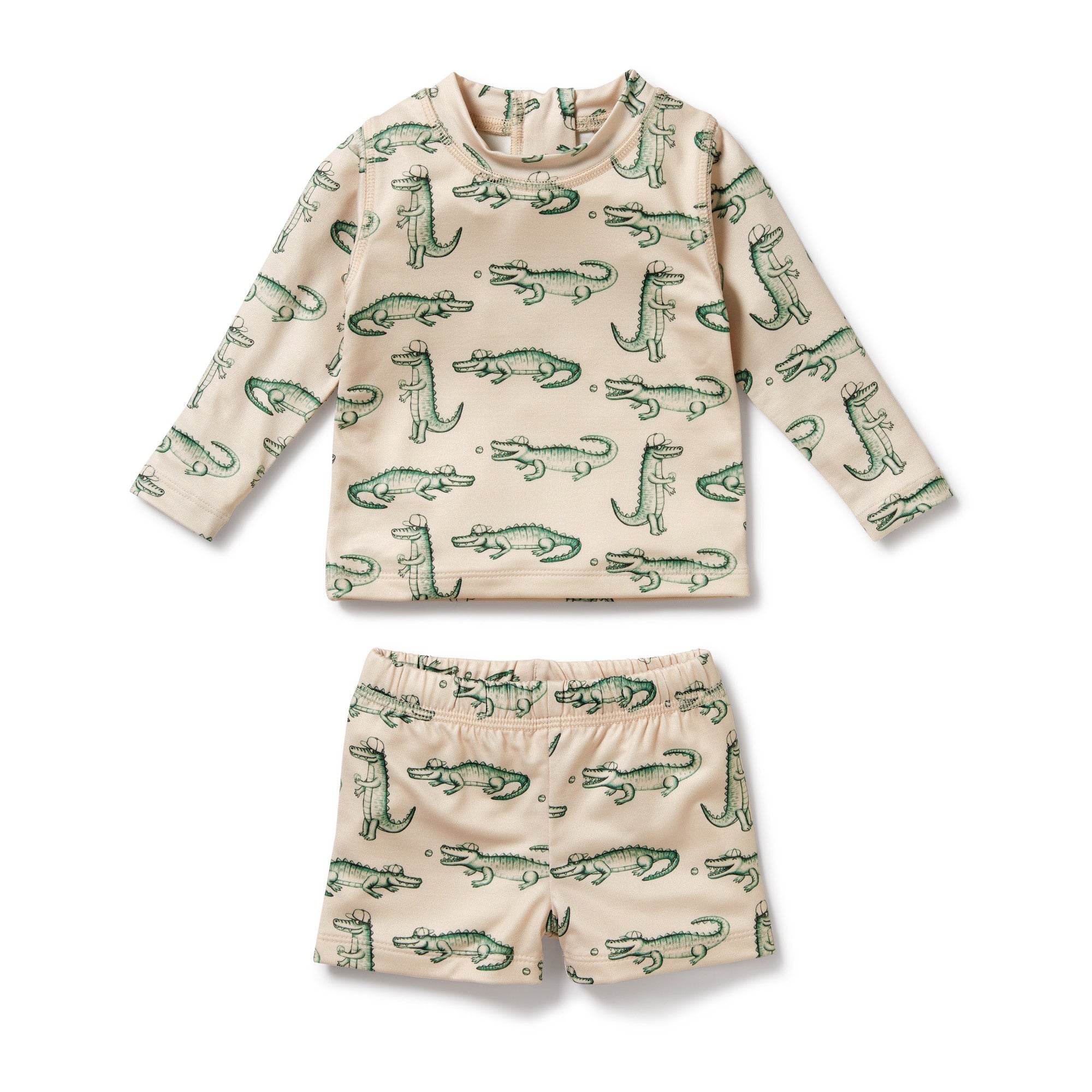 Wilson and Frenchy Little Croc Rashie Swim Set