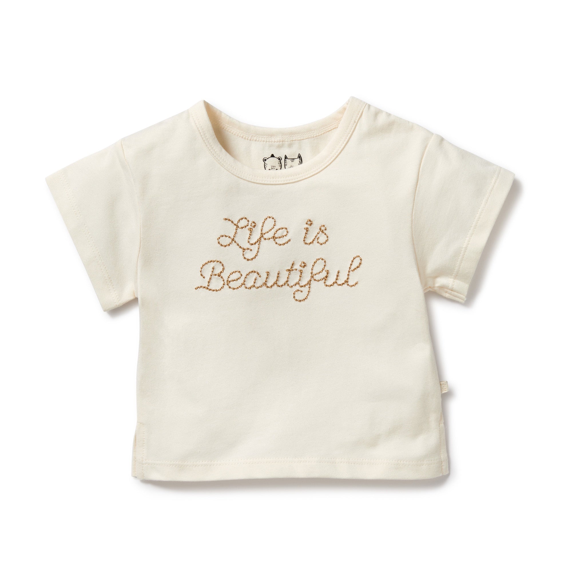 Wilson and Frenchy Life is Beautiful Organic Tee