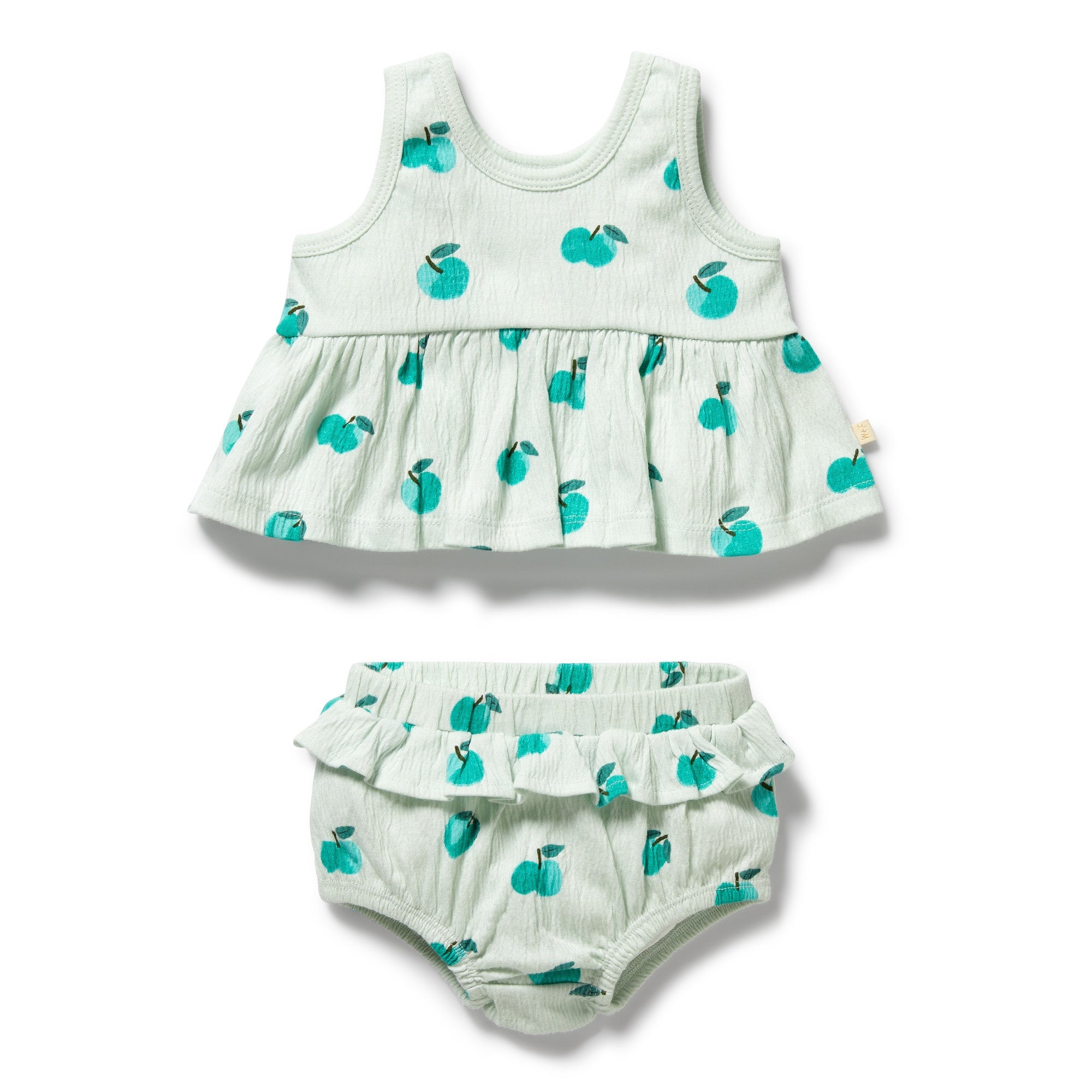 Organic Ruffle Set - Apple Papple