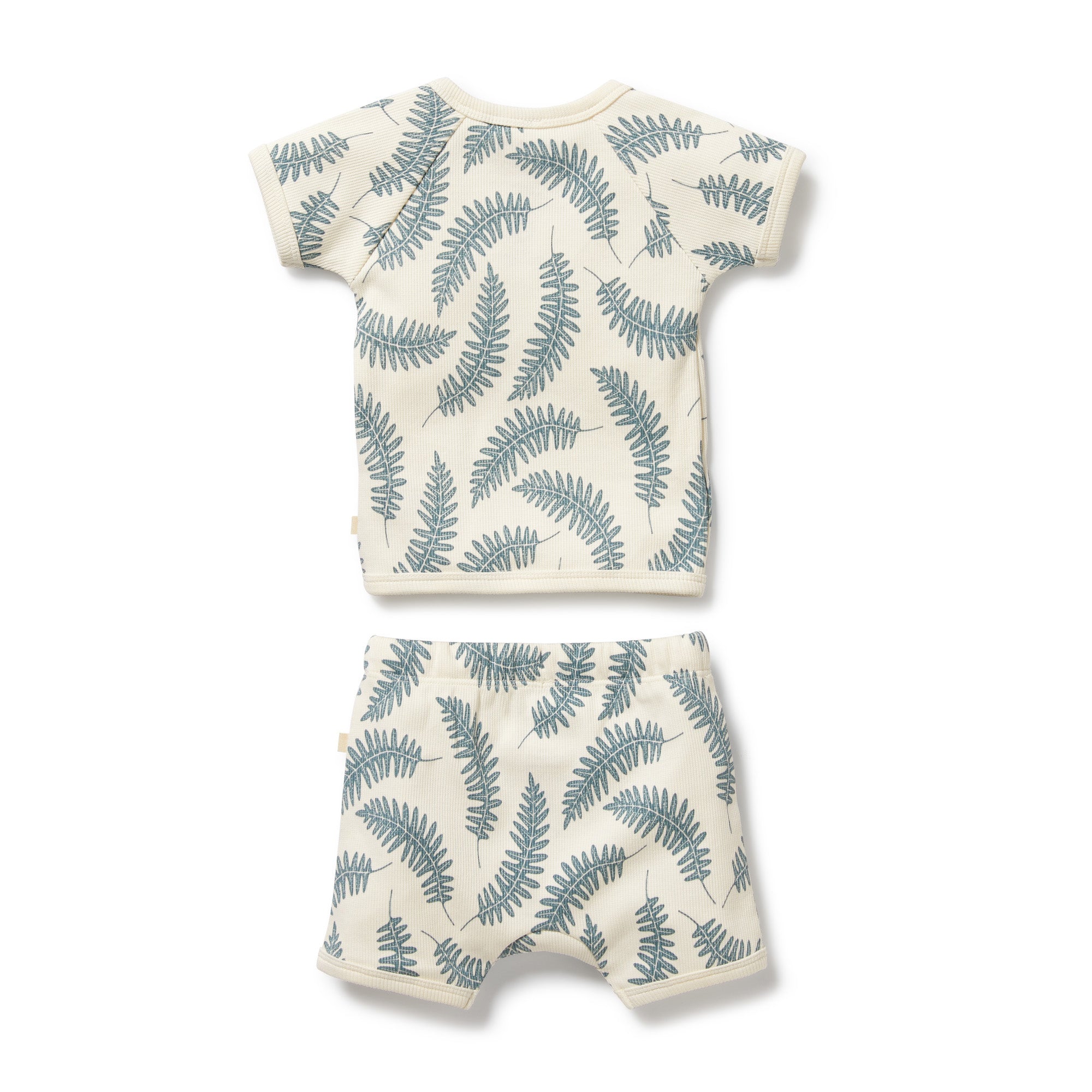 Organic Kimono Set - Little Fronds