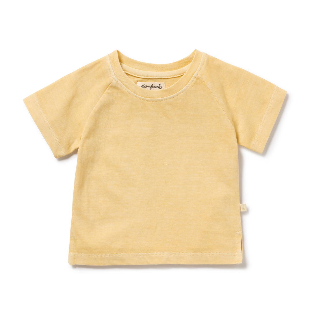 Wilson & Frenchy Organic Dyed Tee - Lemon