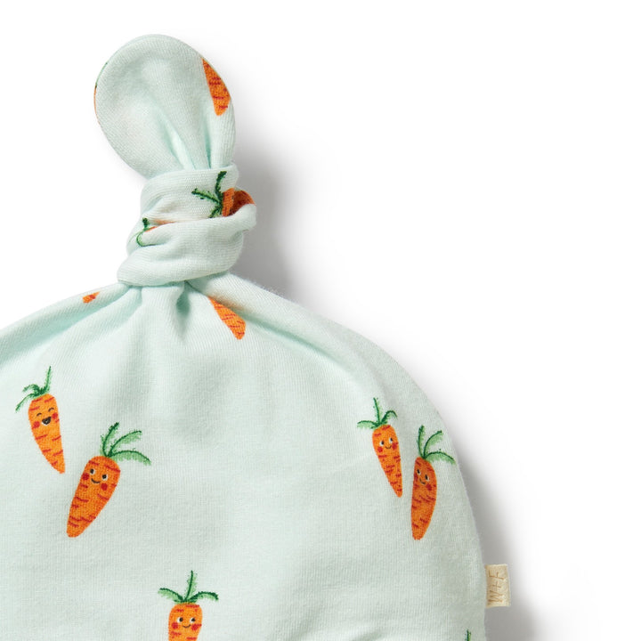 Wilson and Frenchy Organic Knot Hat - Cute Carrots