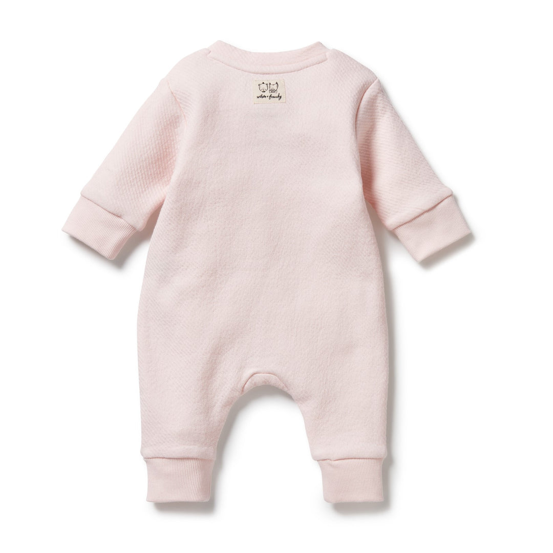 Wilson and Frenchy Organic Quilted Growsuit - Pink