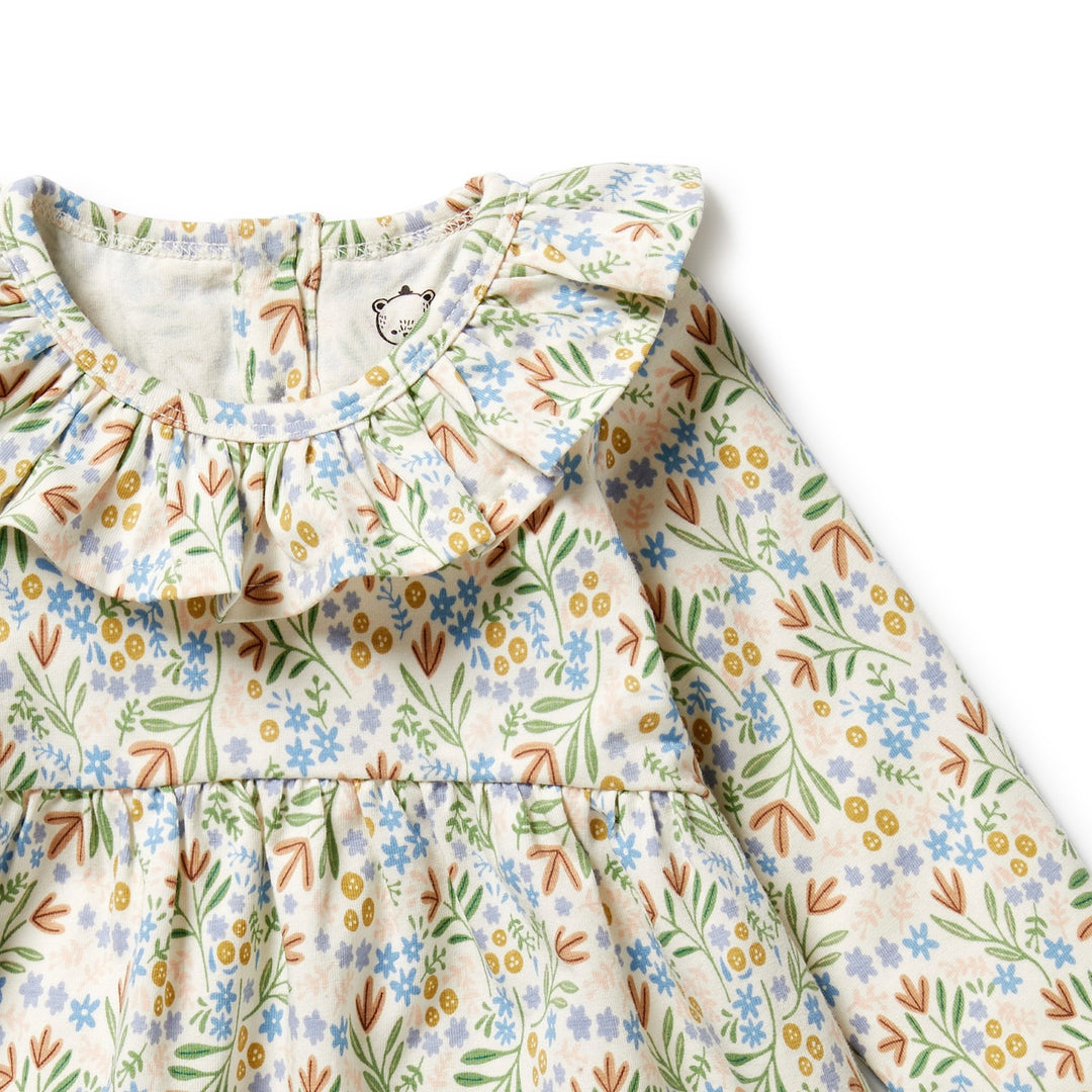 Wilson and Frenchy Organic Ruffle Dress - Tinker Floral