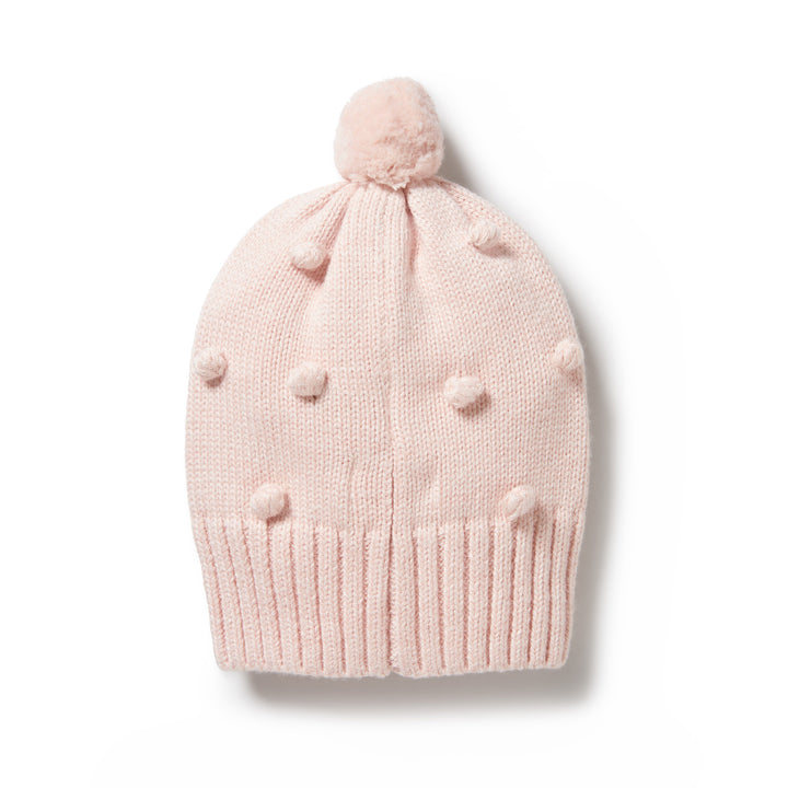 Wilson and Frenchy Knitted Bauble Hat - Pink