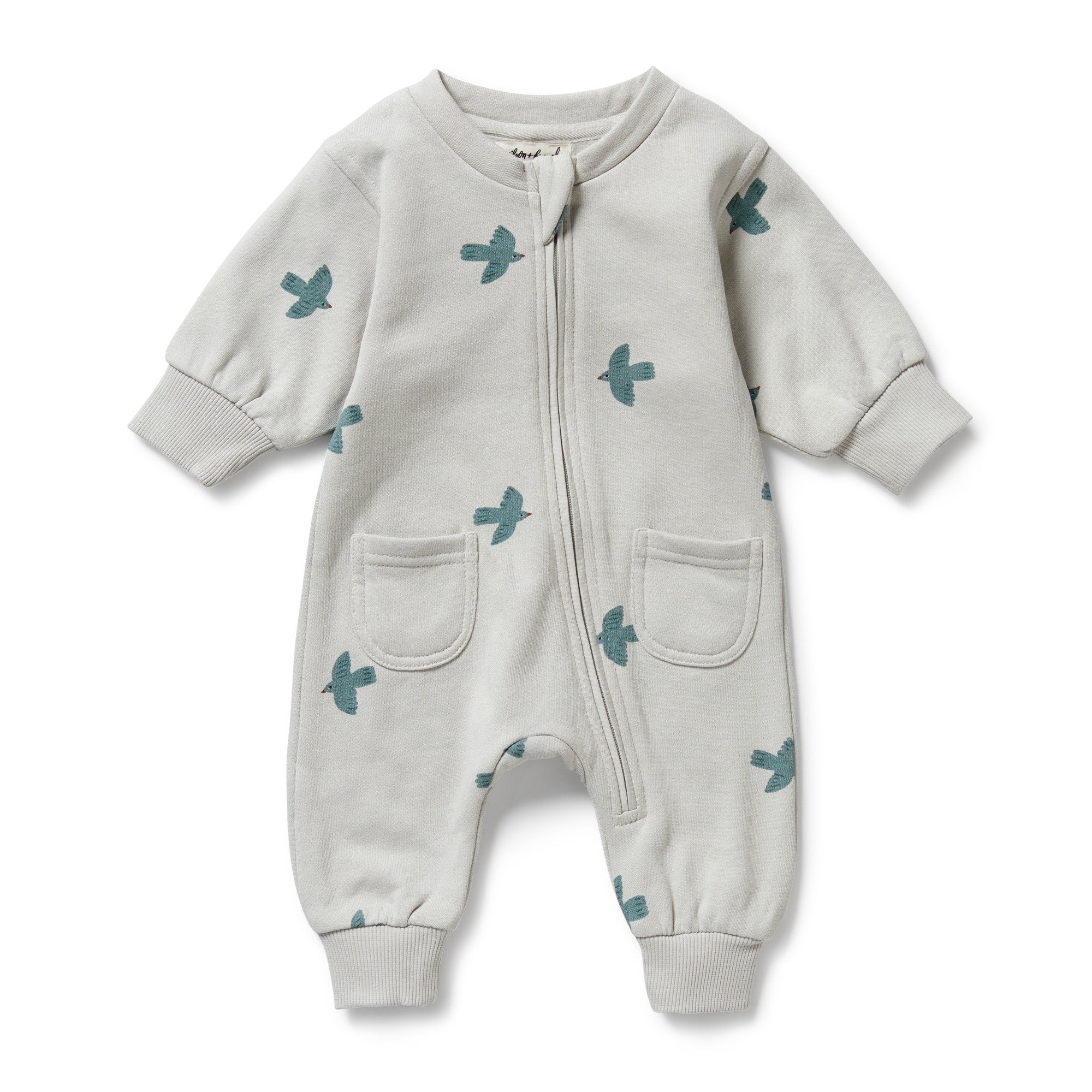 Little Unicorn Organic Terry Growsuit