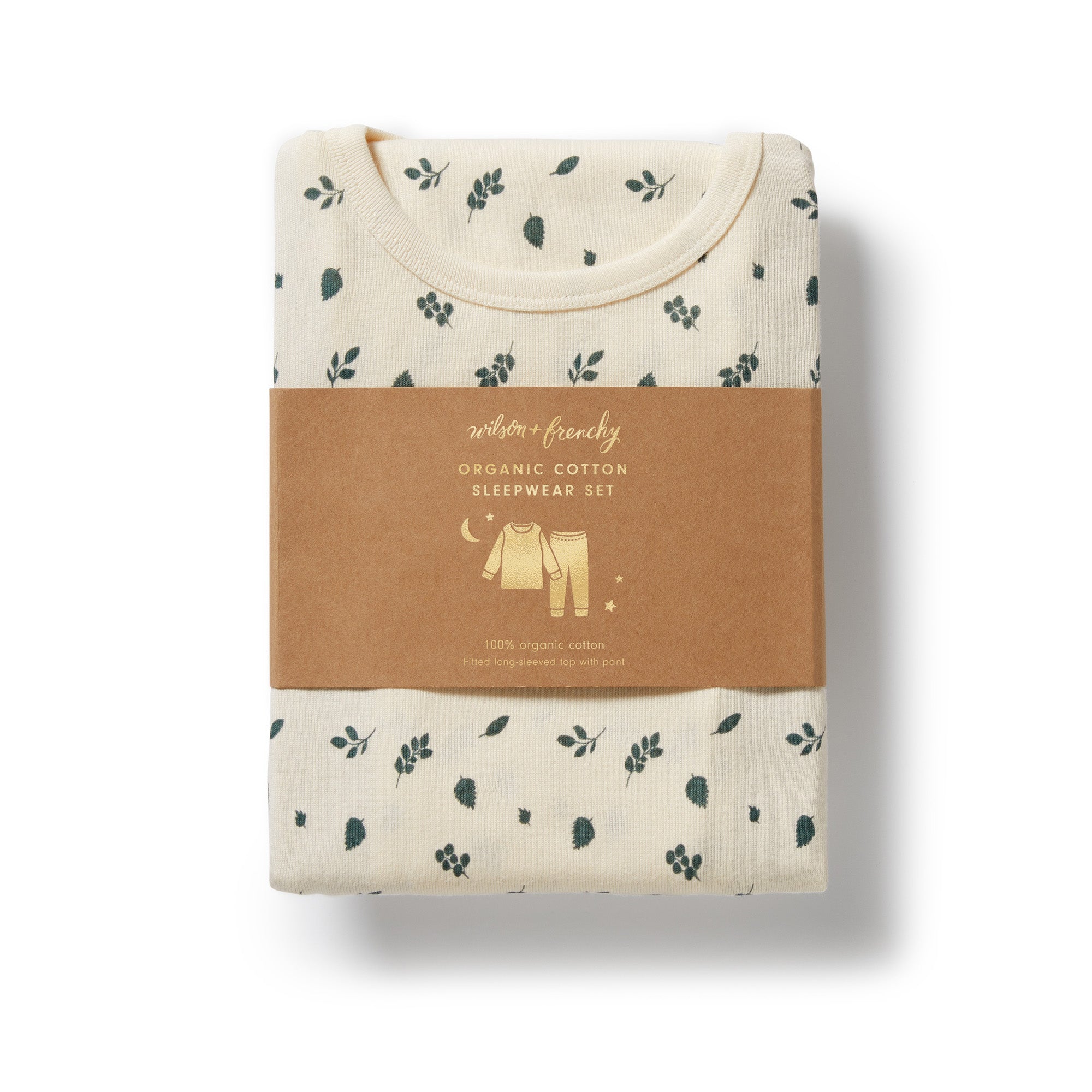 Twilight Leaf Organic Long Sleeved Pyjamas