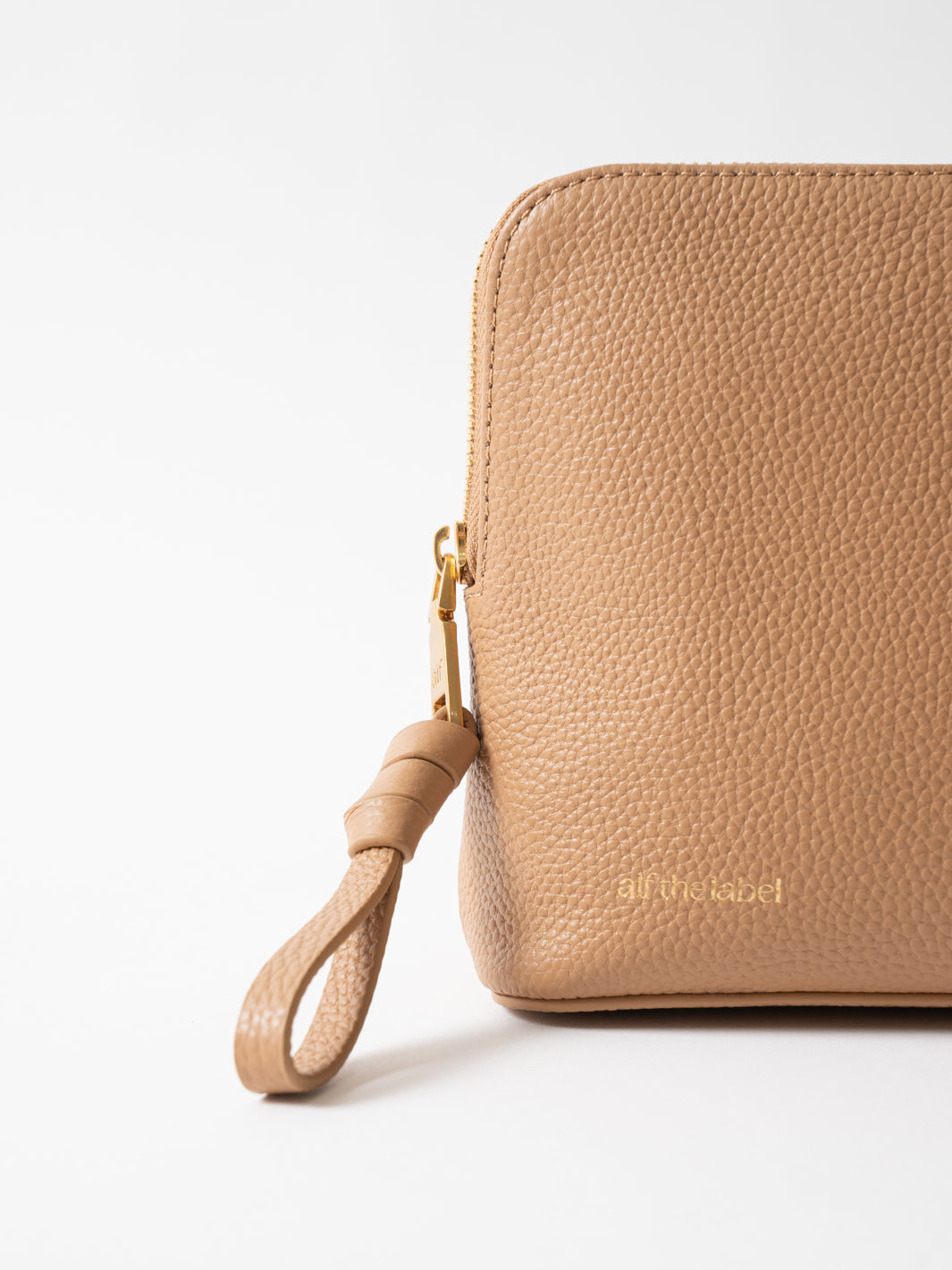 Luxe Medium Pouch - Latte