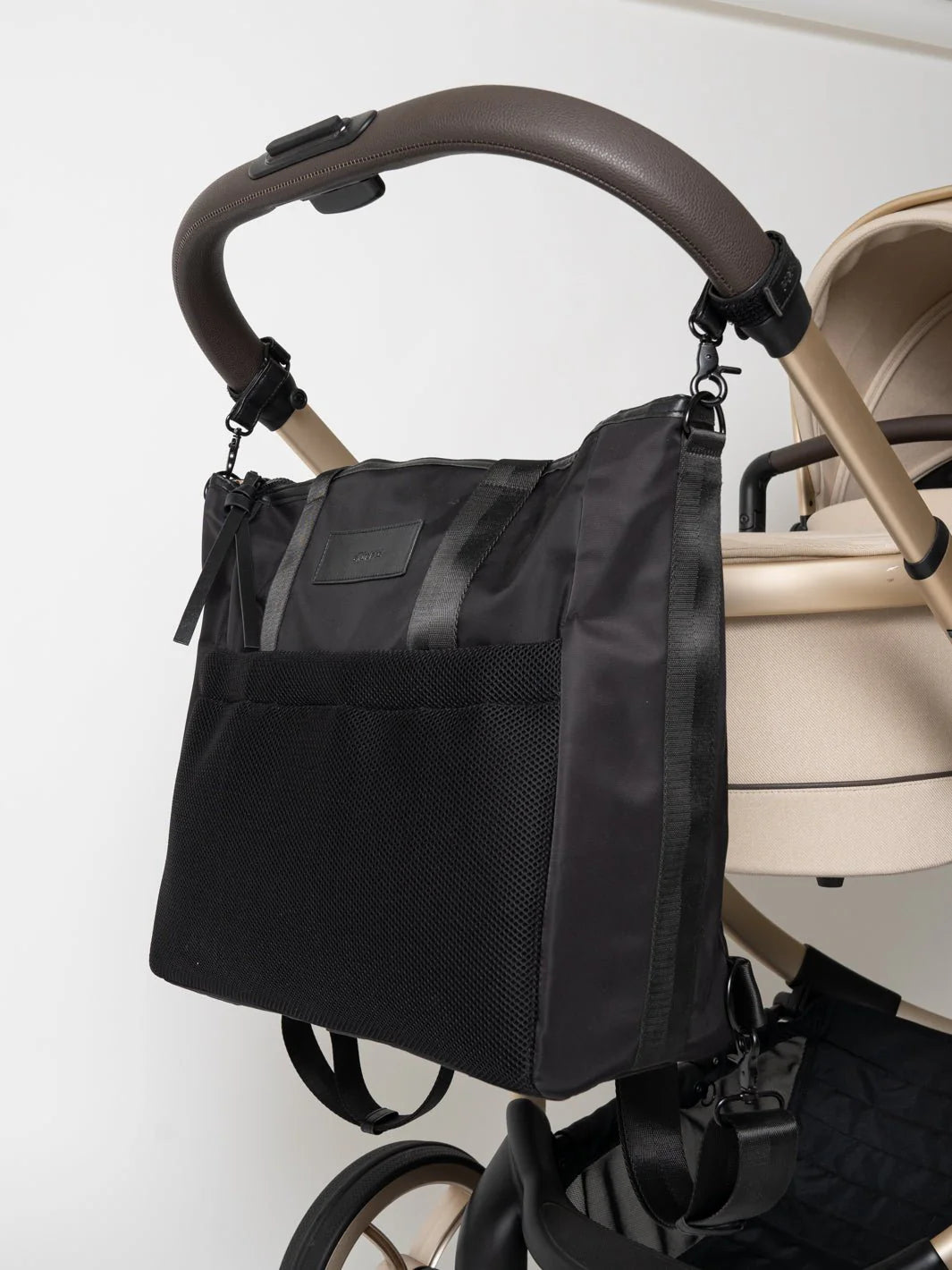 Athletica Pram Straps - Black