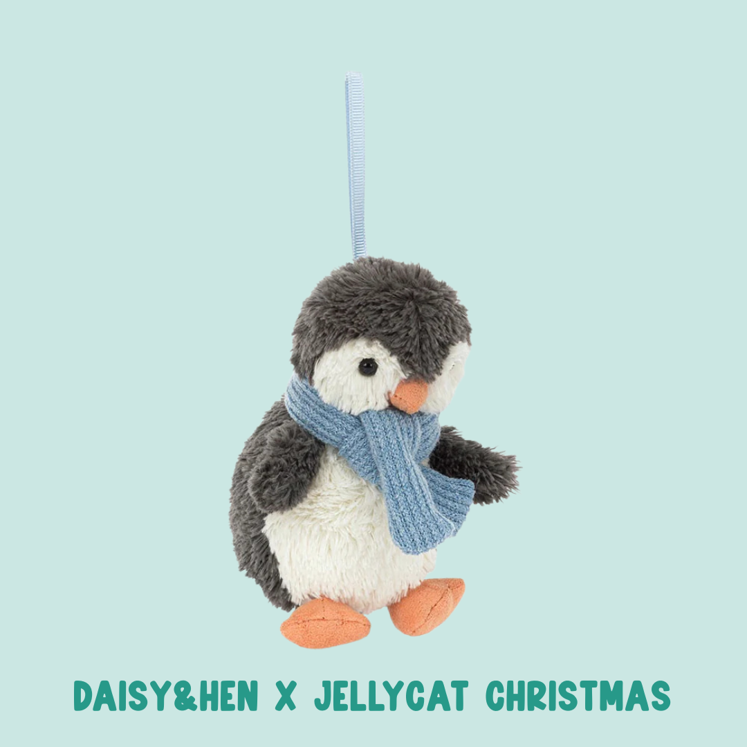 Peanut Penguin Decoration – Daisy and Hen