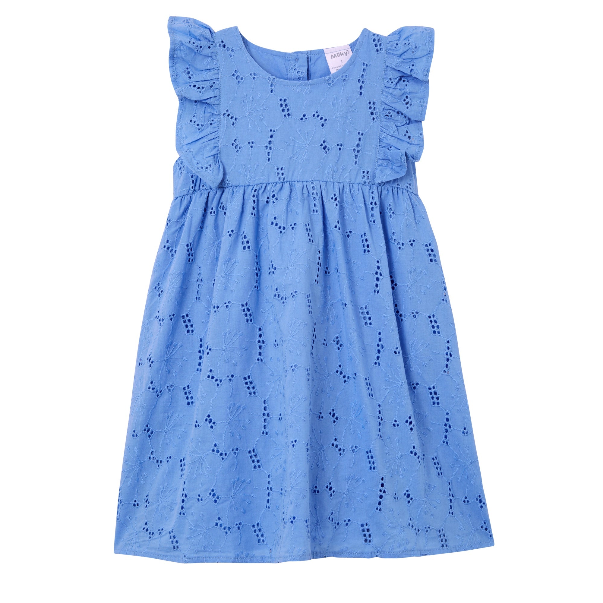 Come Home To Me Dress in Strawberry Dahlia Cornflower Blue main image 0
