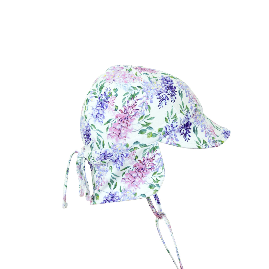 Milky Wisteria Baby Hat
