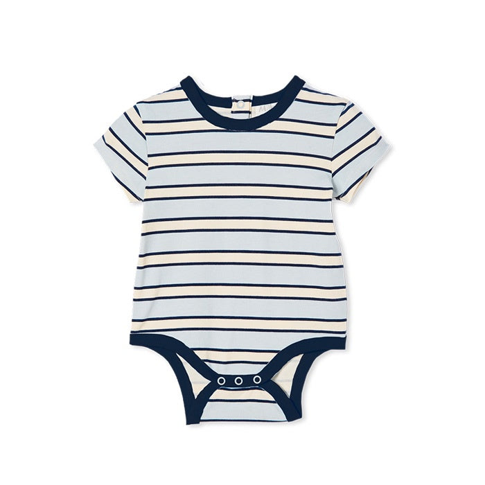 Milky Baby Blue Stripe Bubbysuit