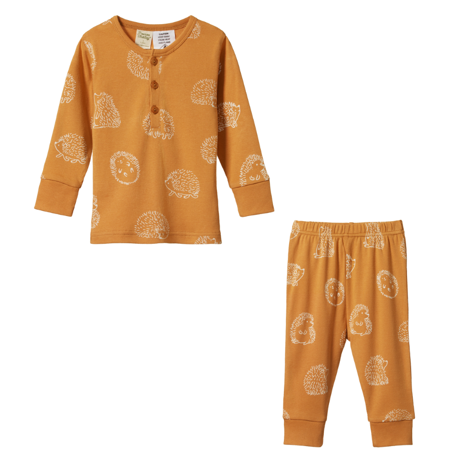 Hedgehog print pyjamas hotsell