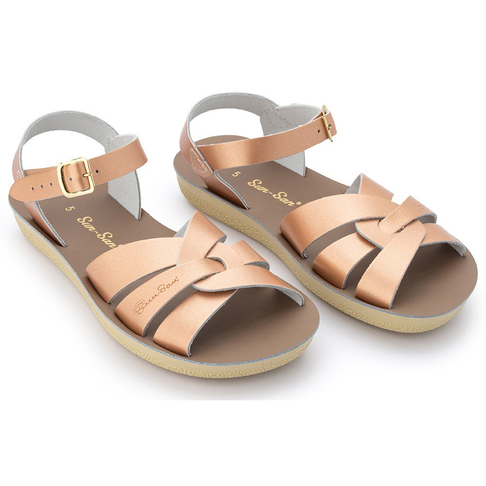 Saltwater sandals rose gold hot sale womens