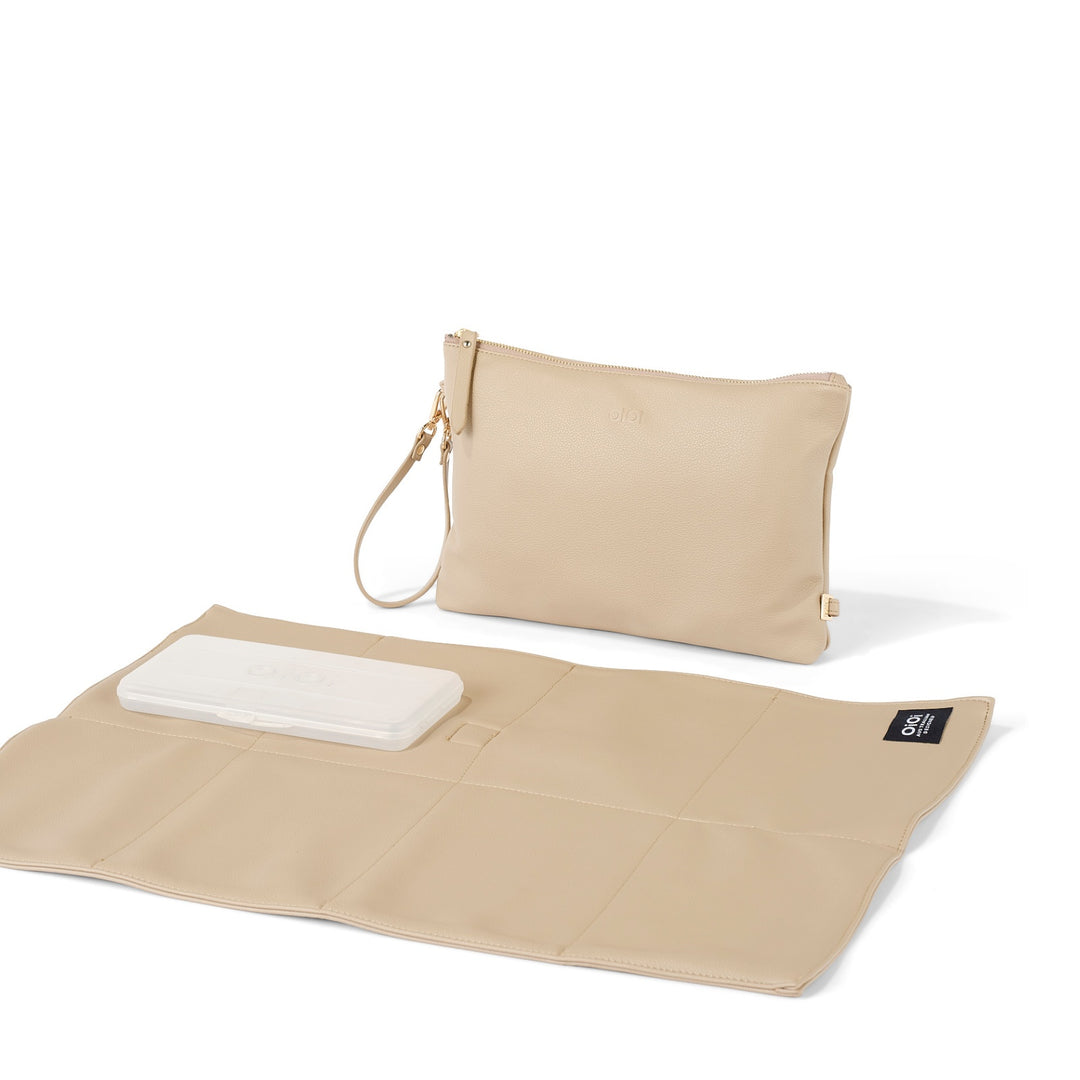 OiOi Nappy Changing Pouch - Oat