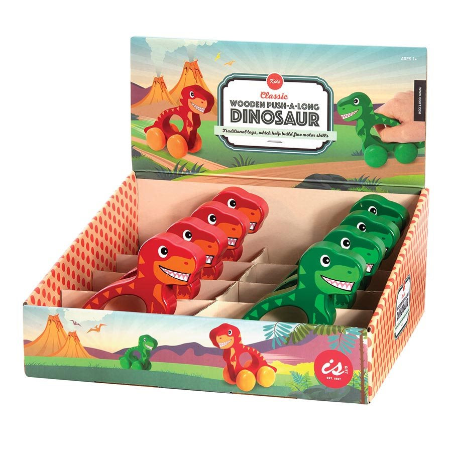 Wooden Push-A-Long - Dinosaur