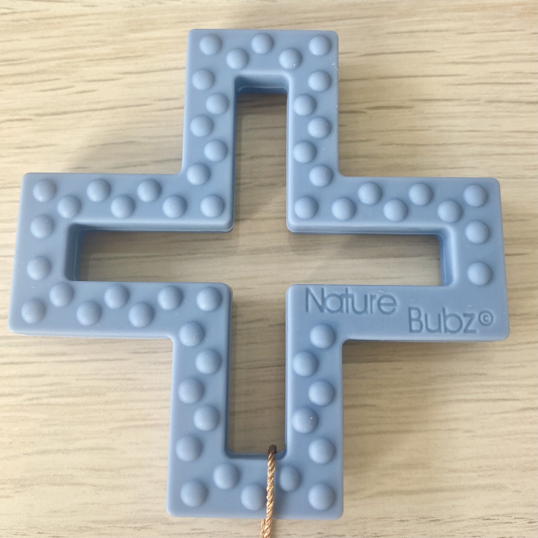 Swiss Cross Teether - Storm