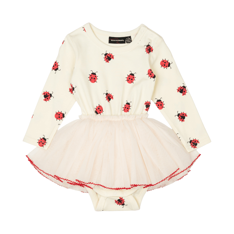 Rock Your Baby Long Sleeve Circus Dress - Unicorn Daisy