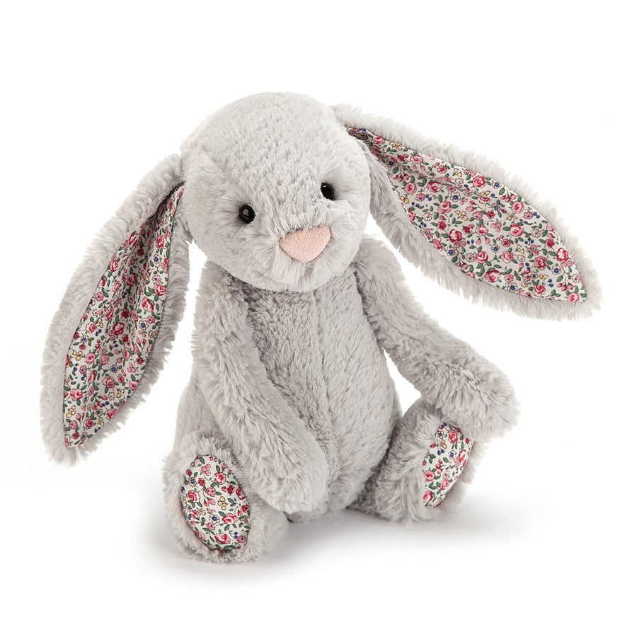 Jellycat Bashful Blossom Bunny Medium - Silver