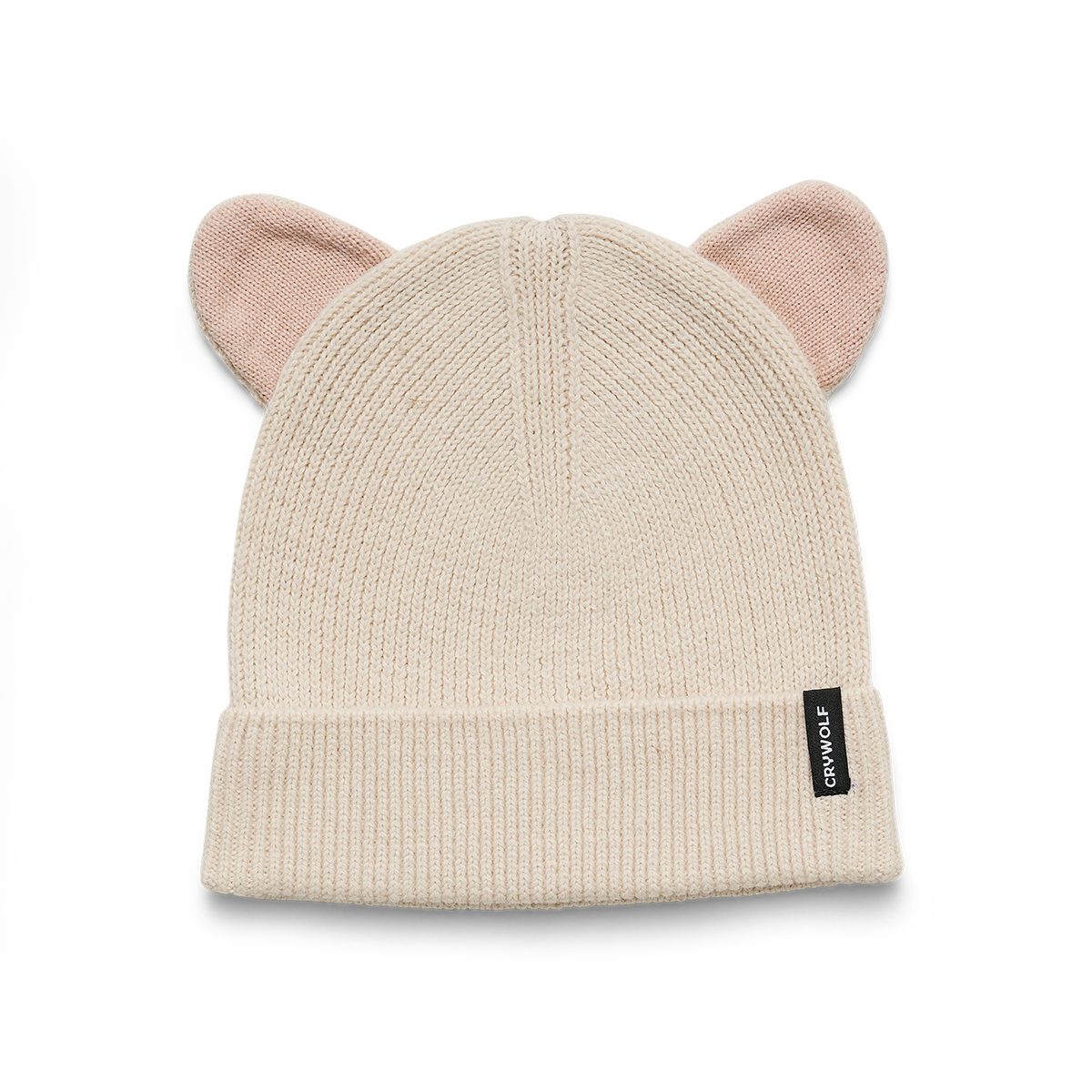 Crywolf Wolf Ears Beanie - Off White