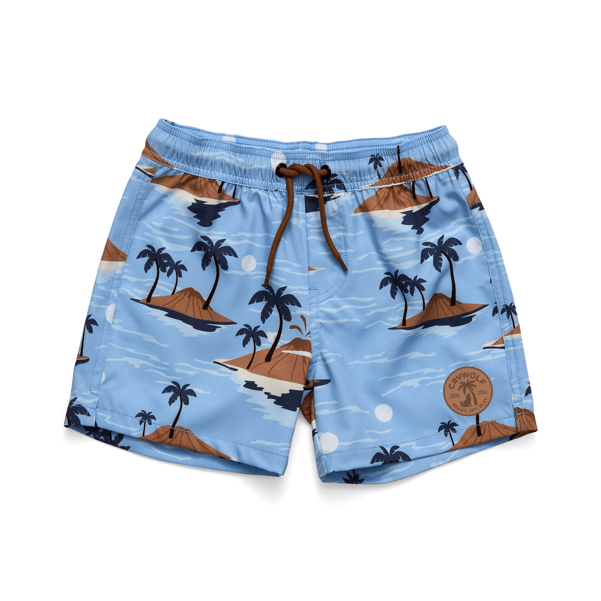 Crywolf Board Shorts Blue Lost Island – Daisy and Hen