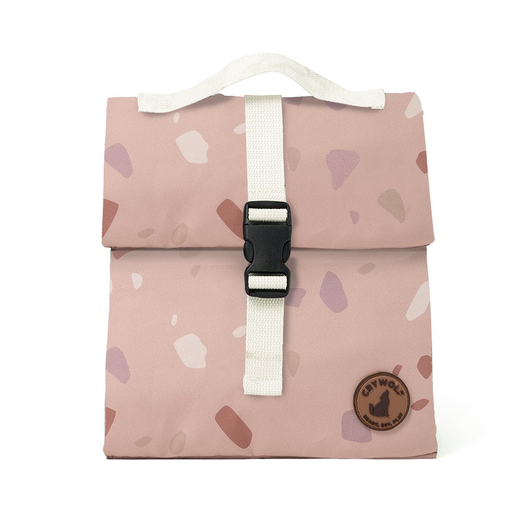 Crywolf Insulated Lunch Bag - Blush Stones