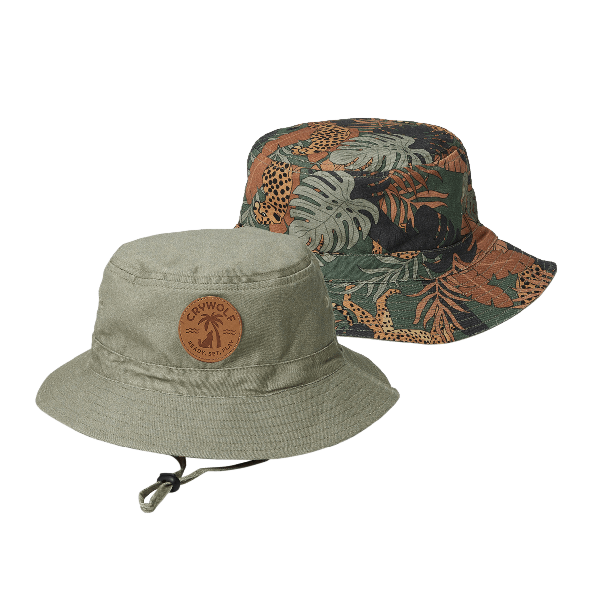 Crywolf Reversible Bucket Hat - Jungle