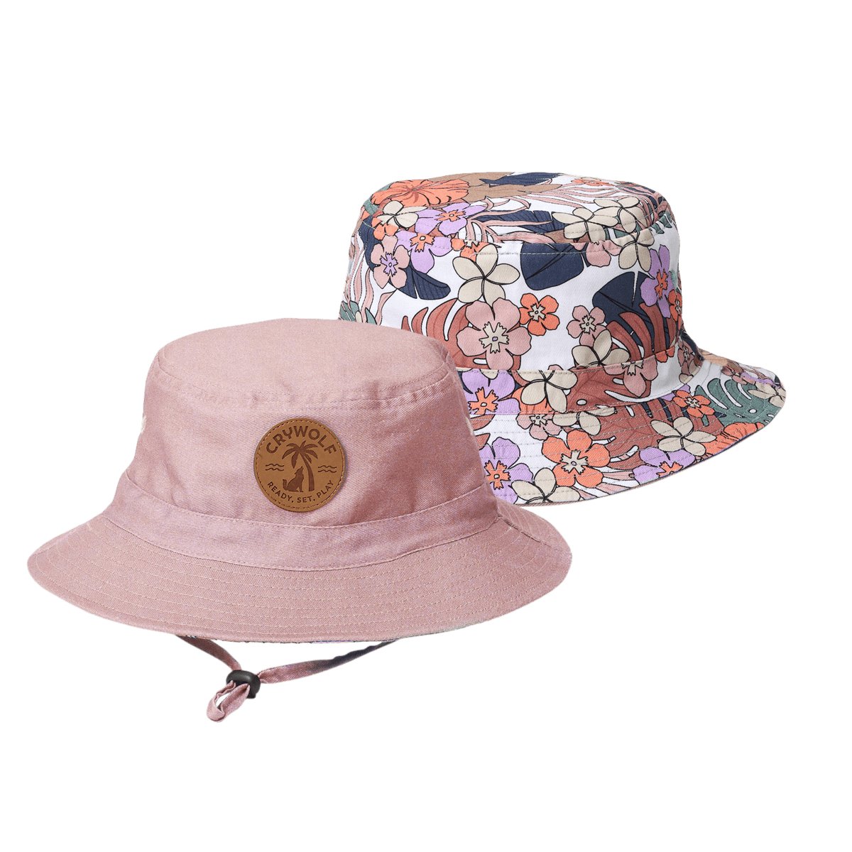 Crywolf Reversible Bucket Hat - Tropical Floral