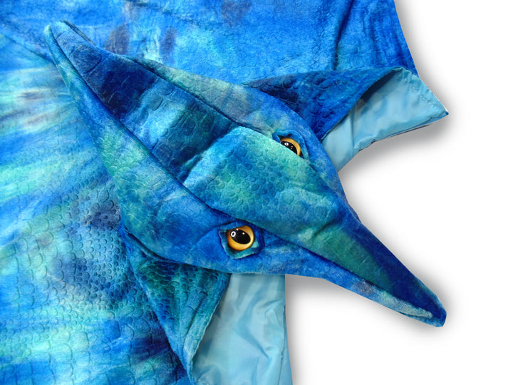 Pterodactyl Hooded Cape - Size 4-5