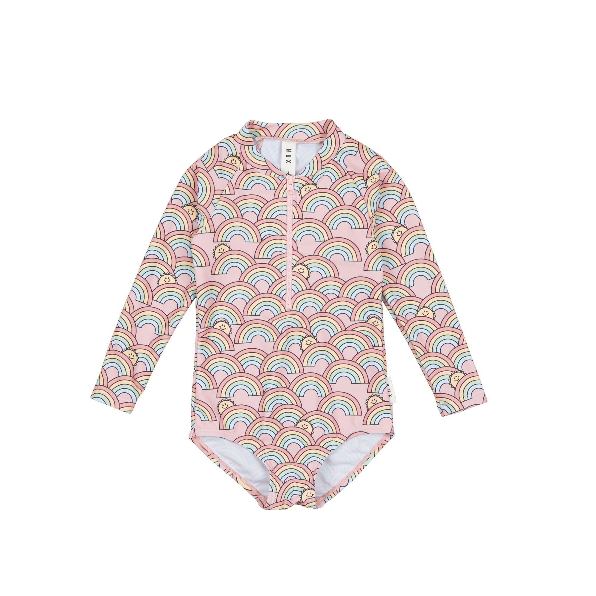 HUXBABY PENGUIN MARCH ZIP ROMPER main image 0