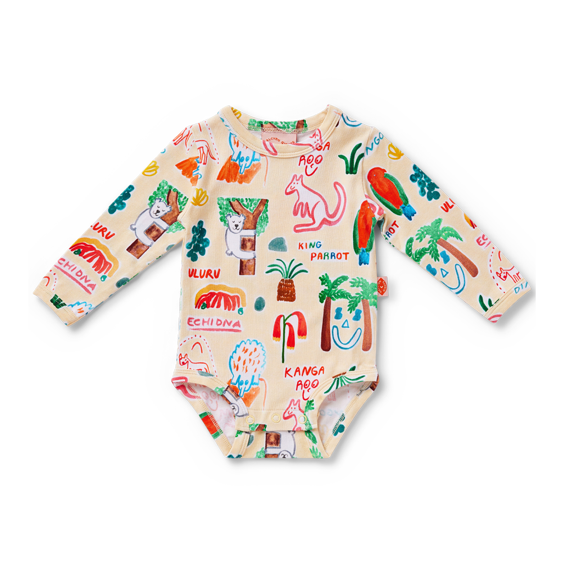 Halcyon Nights Long Sleeve Bodysuit - Cooee