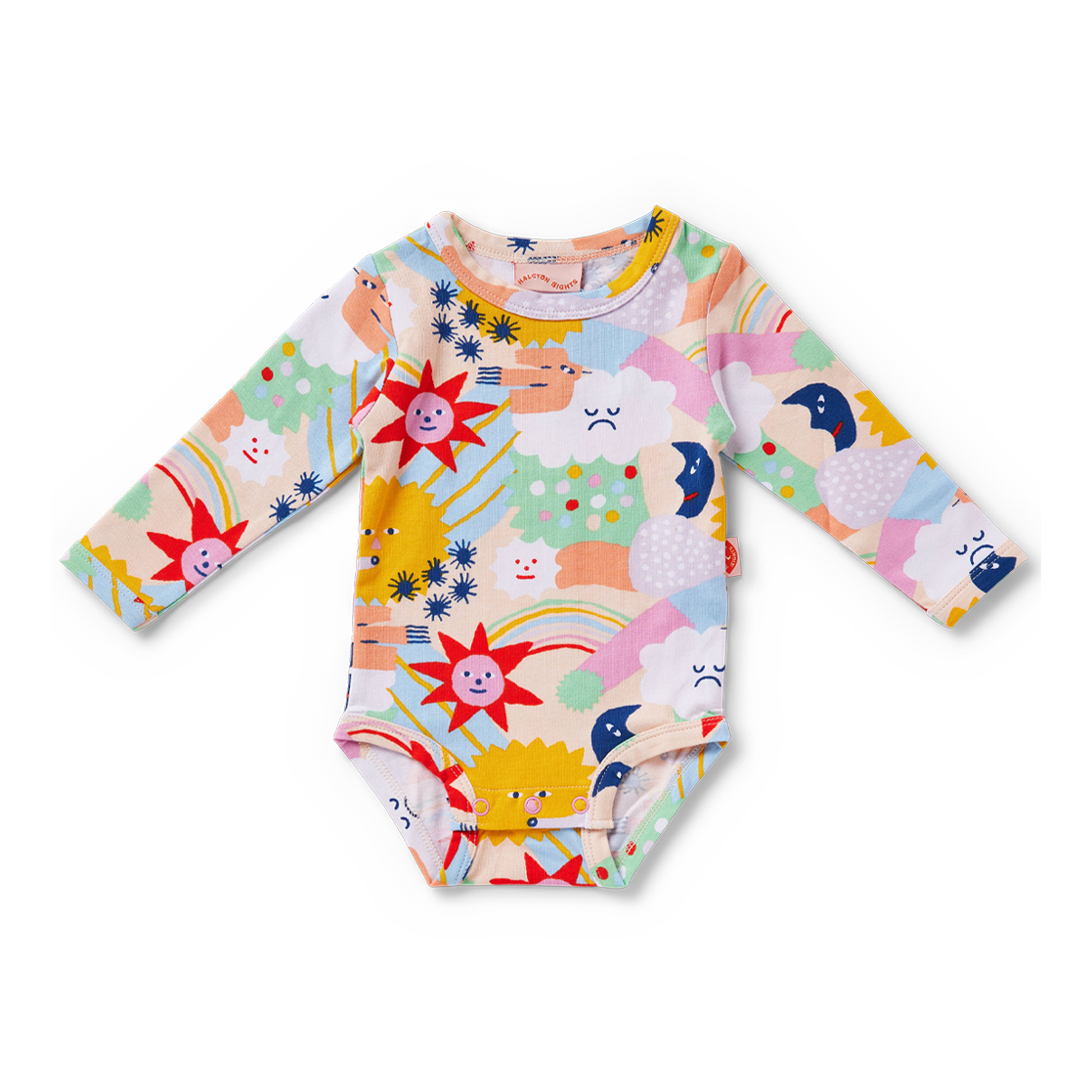 Halcyon Nights Long Sleeve Bodysuit - We Live In The Sky