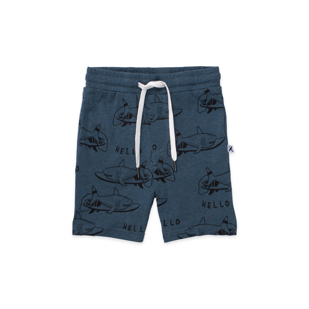 Minti Surf Sharks Short - Midnight Marle