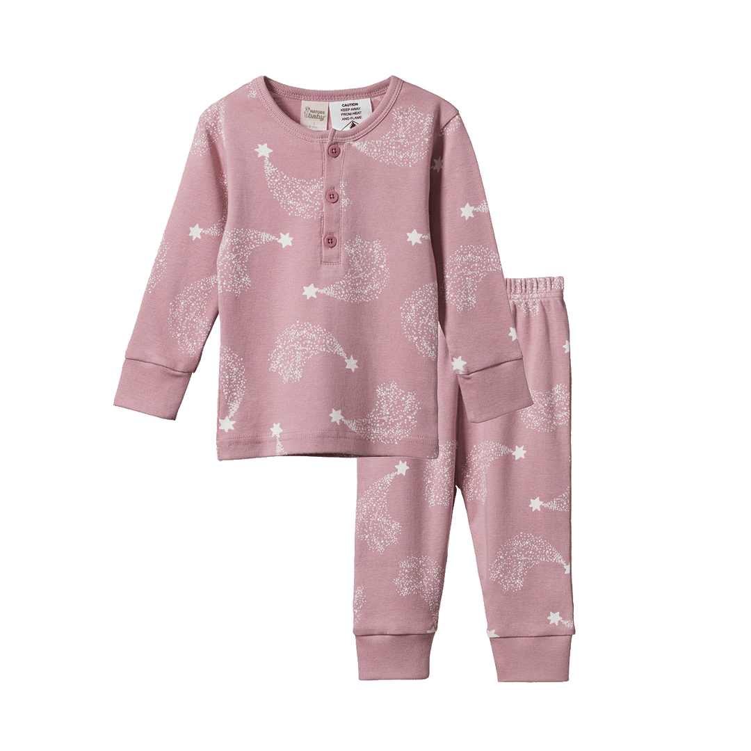 Nature Baby 2Pc Long Sleeve Pyjamas - Stardust Print