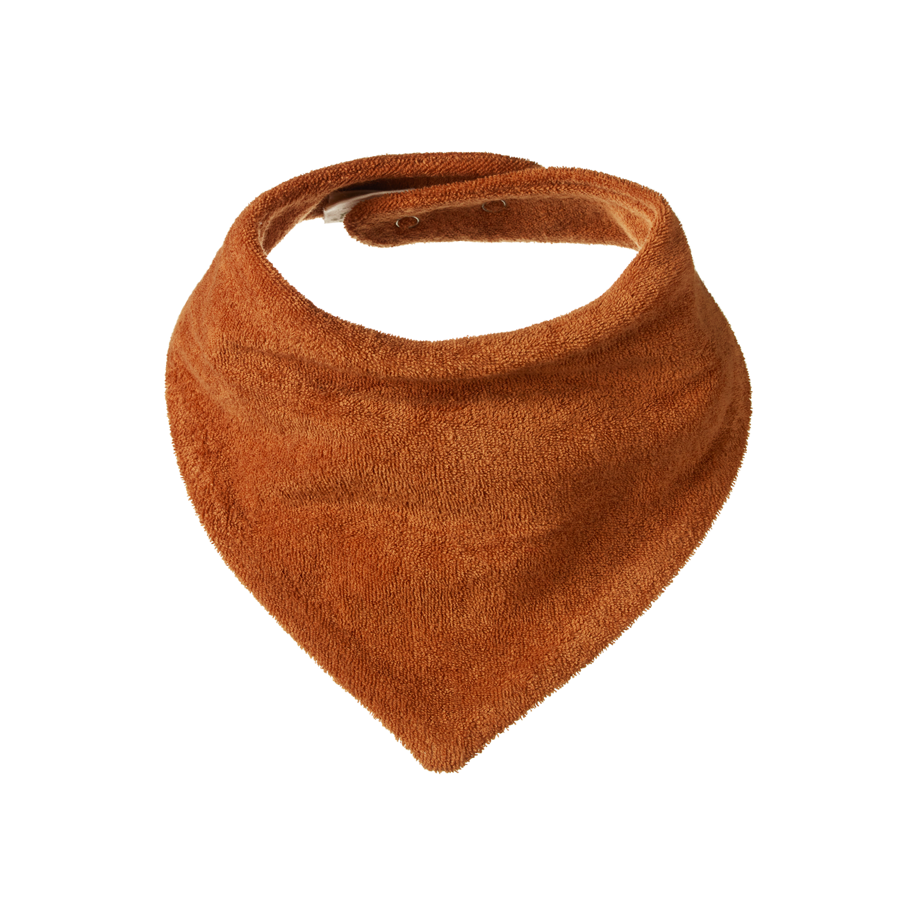 Nature Baby Triangle Terry Bib - Pecan