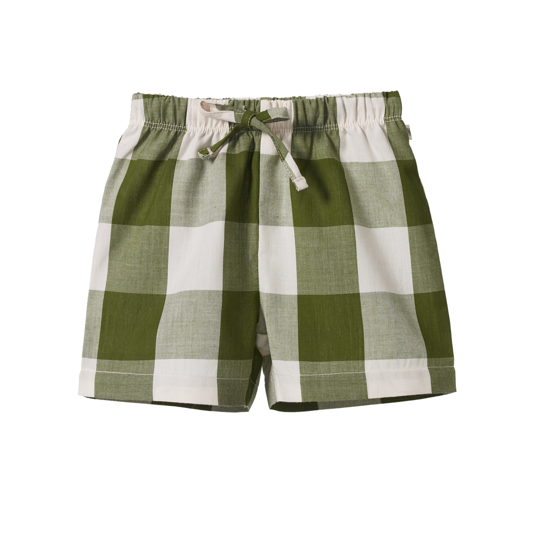 Nature Baby Rafferty Shorts - Jungle Check