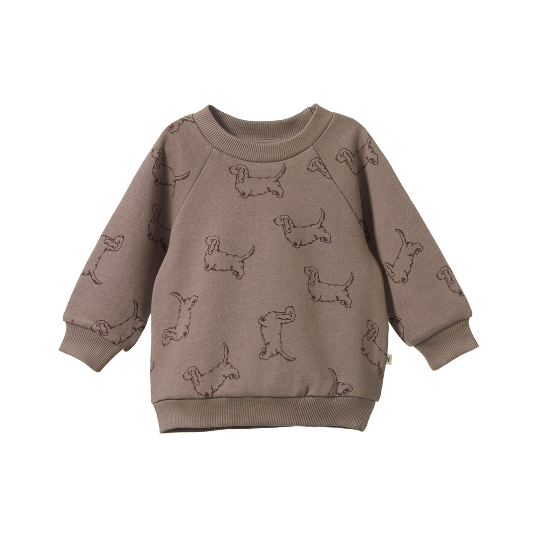 Nature Baby Emerson Sweater - Happy Hounds Print