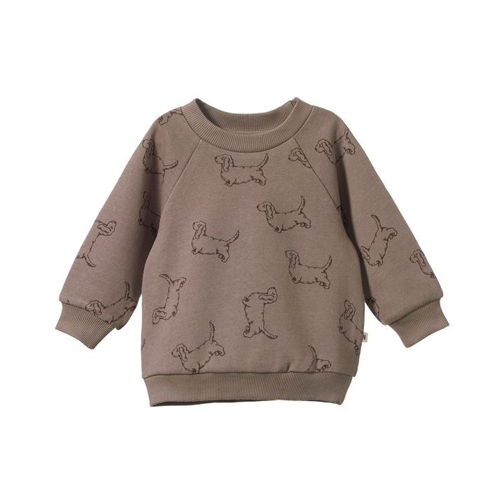 Nature Baby Emerson Sweater - Happy Hounds Print