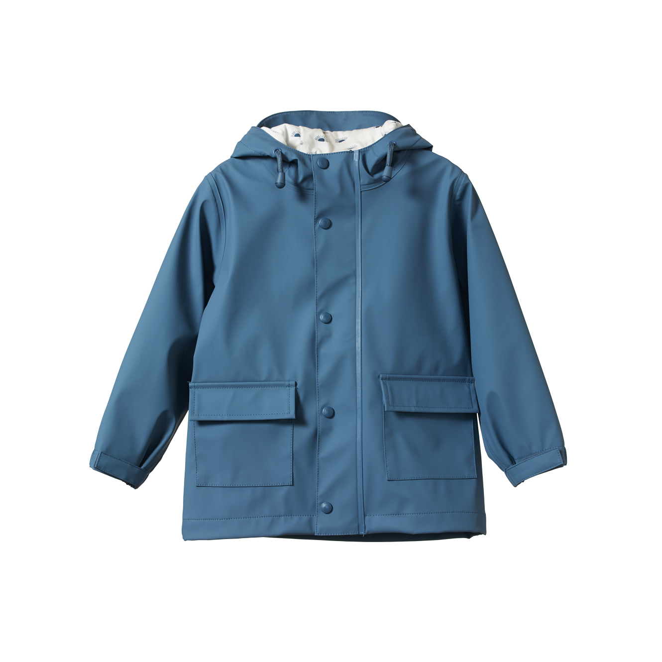 Nature Baby Raincoat Sky Blue Daisy and Hen