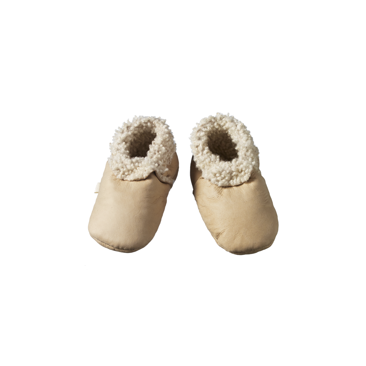 Nature Baby Lambskin Booties - Cream
