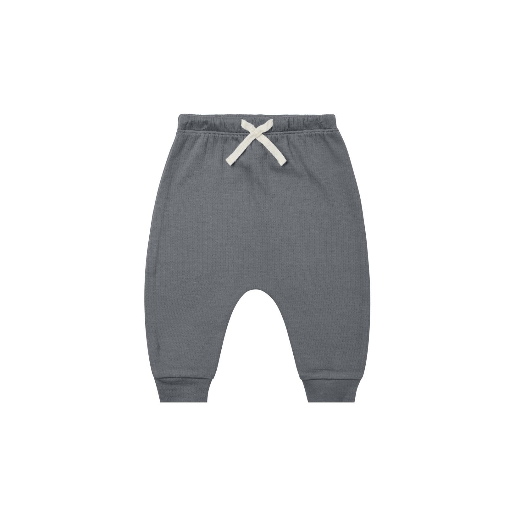 Quincy Mae Pointelle Sweatpant - Navy
