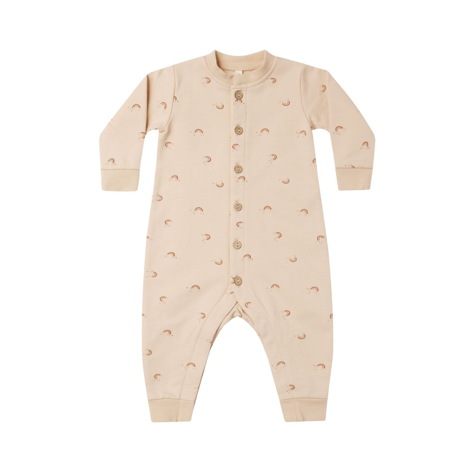 Quincy Mae Fleece Jumpsuit - Rainbow