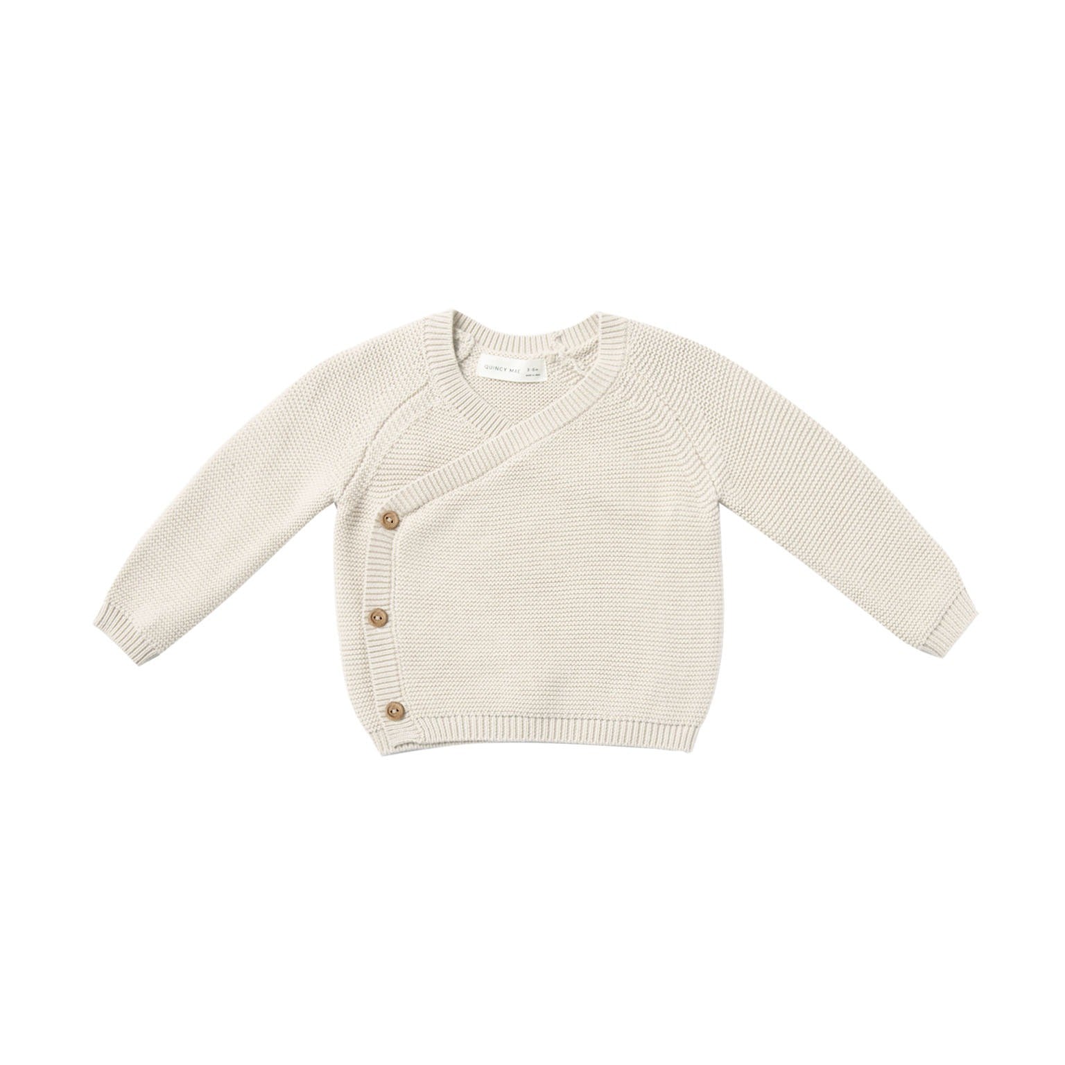 Quincy Mae Knit Wrap Top + Pant Set - Fern