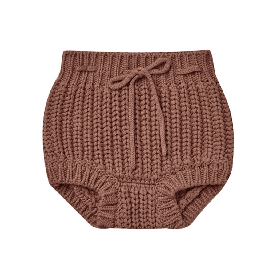 Quincy Mae Knit Tie Bloomer - Pecan