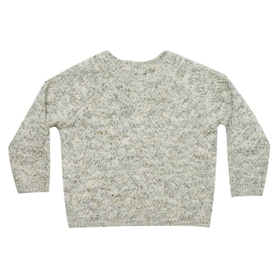 Quincy Mae Cozy Heathered Knit Sweater - Fern